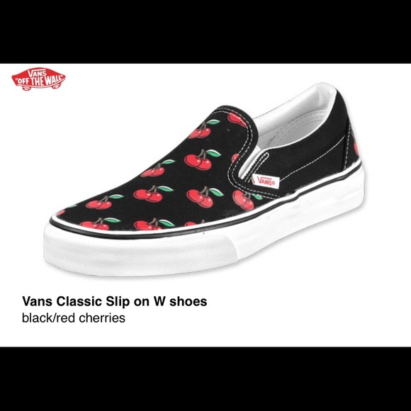 cherry print vans